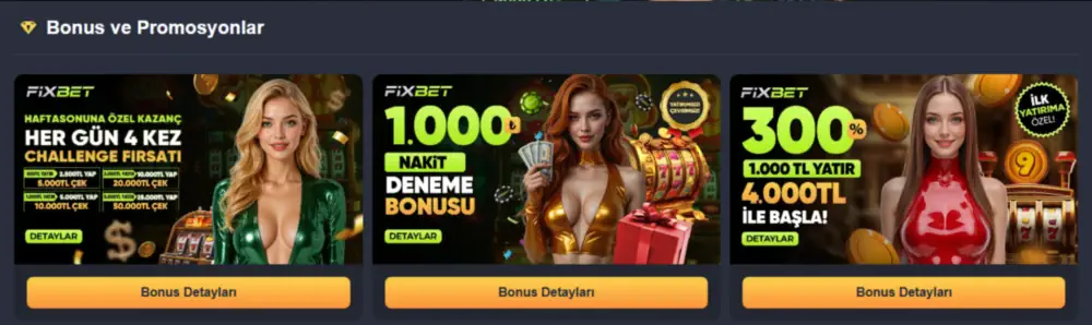 Fixbet Bonus